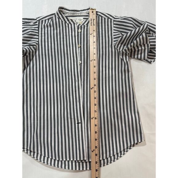 Kate Spade New York Broome Street Stripe Flutter Sleeve Blouse Size XXS - Picture 8 of 8